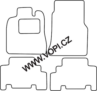 Autokoberce Mercedes A W168 1998 - 2004  Carfit (2916)